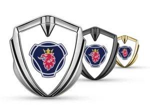 Scania Emblem Silicon Badge Minimal Style Universal Fit